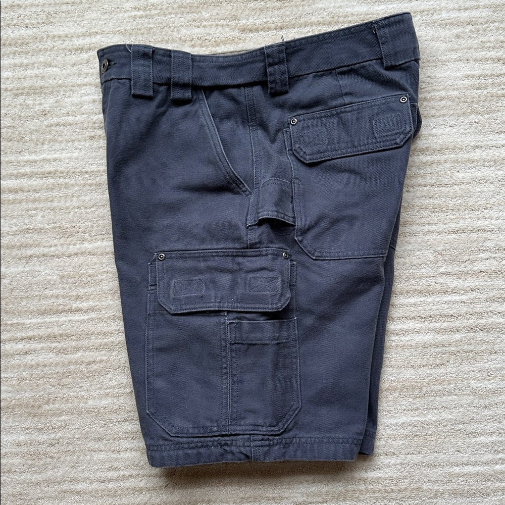 EUC Duluth Trading Co. Fire Hose Heavy Canvas Work Utility 9" Cargo Shorts 32”
